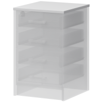 Крышка к тумбе приставной (АТ-05) Арго А-705 Белый